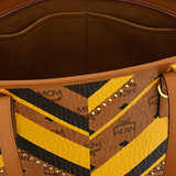 Close up of yellow top,showing texture of the cotton fabric.