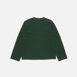 Green t-shirt, back view