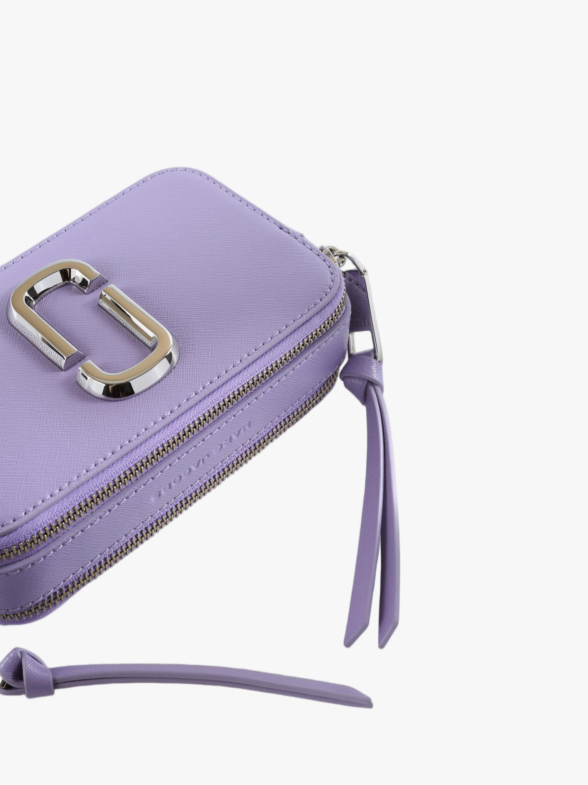 Purple bag, front view