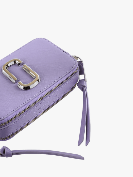 Purple bag, front view