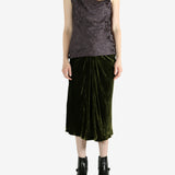 Brown top, full body view