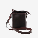 Burgundy bag, front view