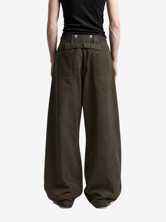 Brown pants, front view