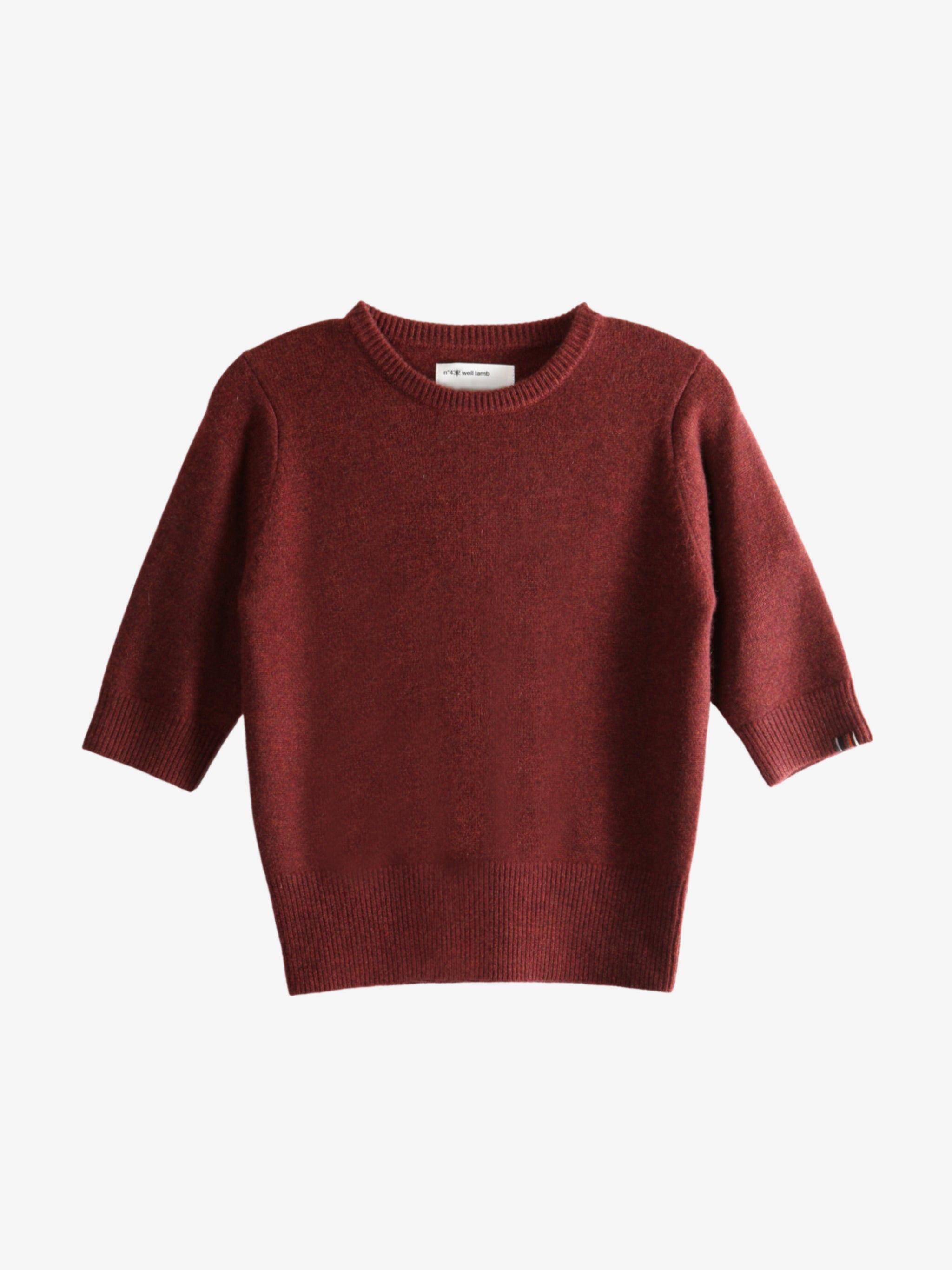 red sweater,front view