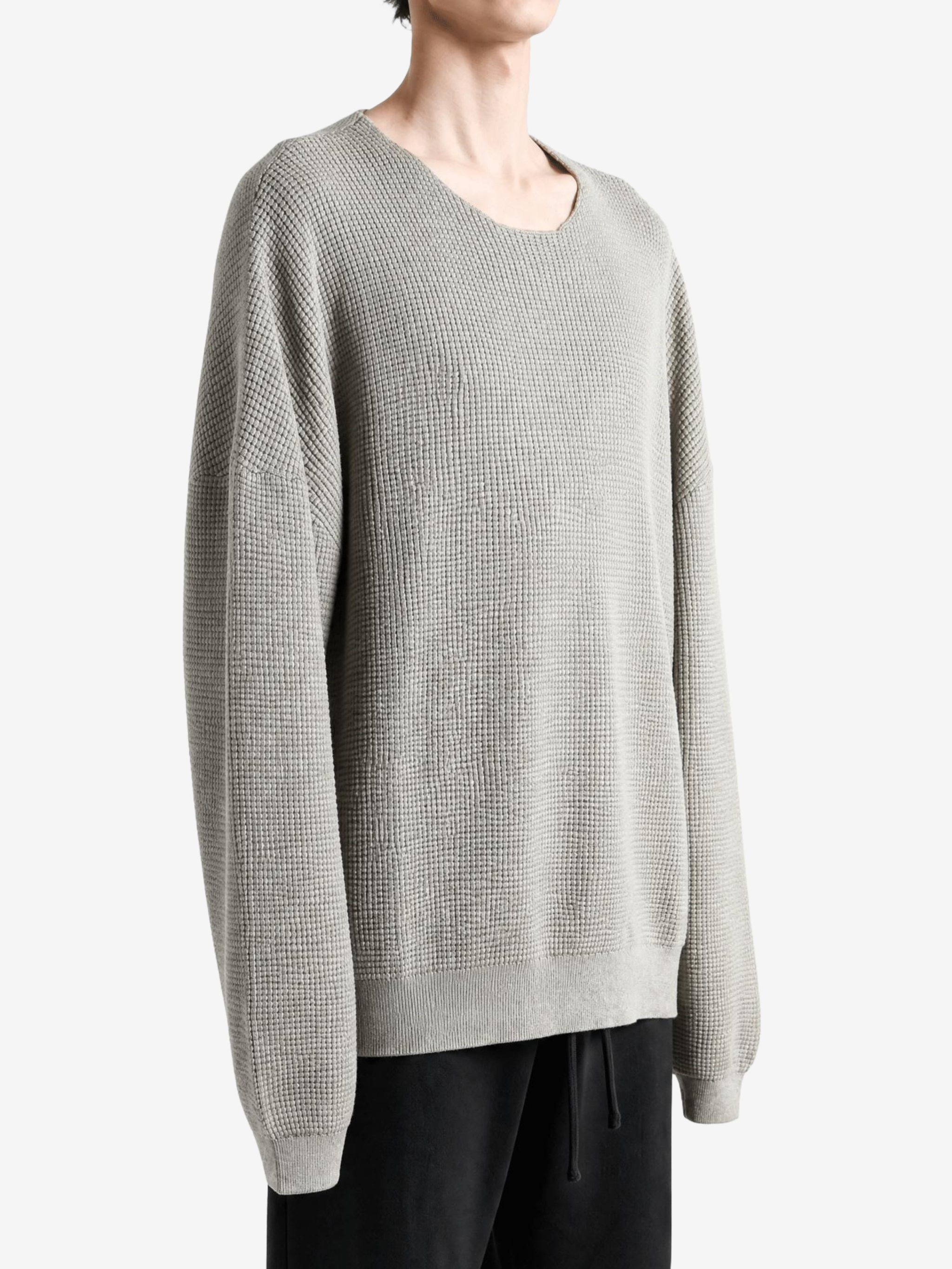 Grey hoodie, front view