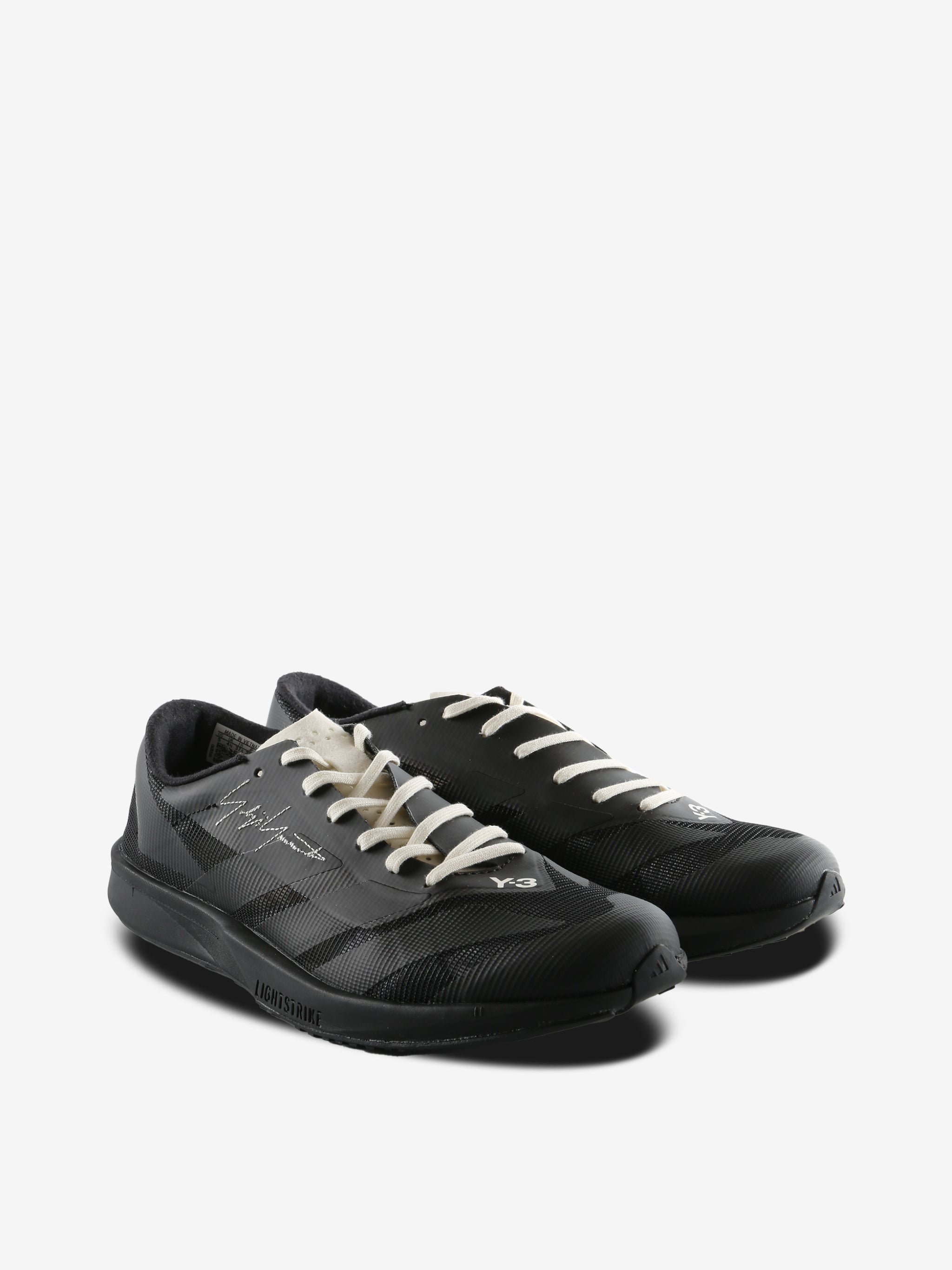 Black sneakers, side view