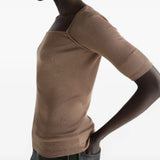 Tan top, front view