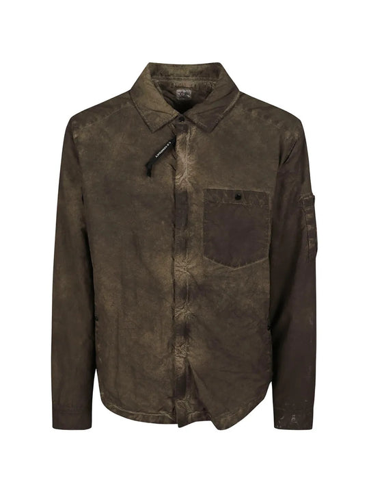 Brown shirt, front view