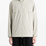 Grey jacket, full body view