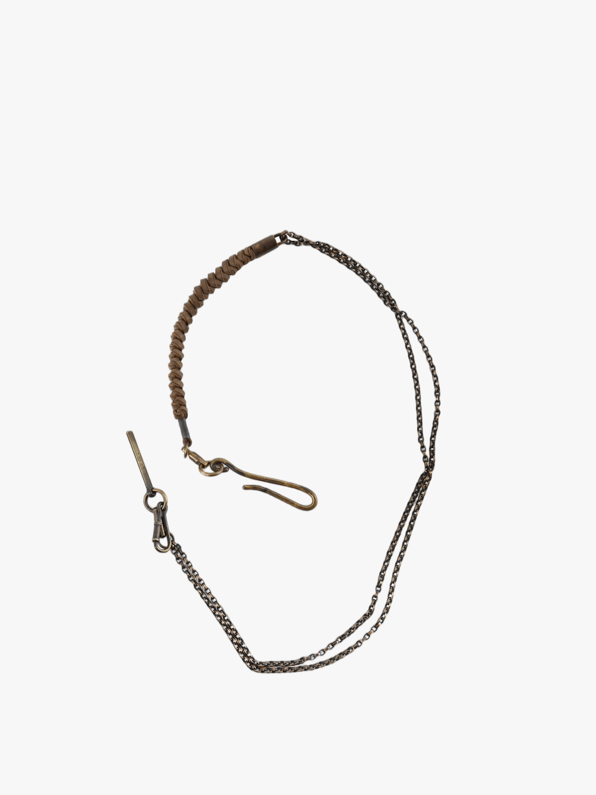 Brown jewelry, front view
