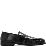 Black loafer, front view