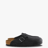 Grey sandals, side view
