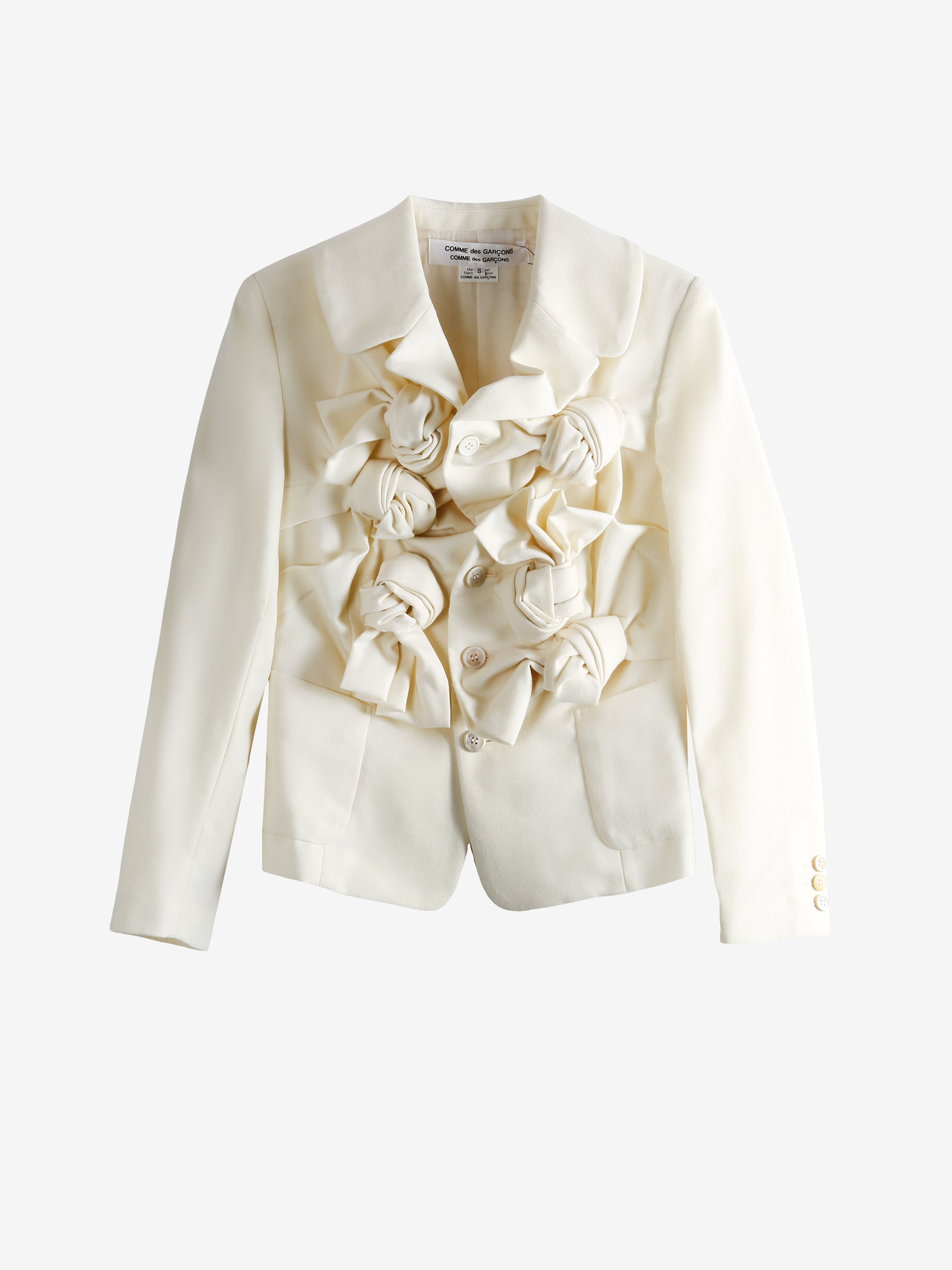 White jacket, front view