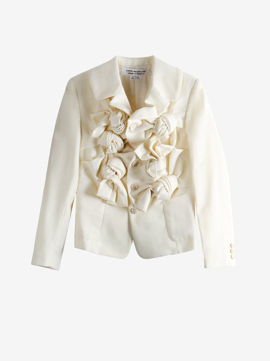 White jacket, front view