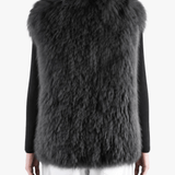 Grey jacket, full body view
