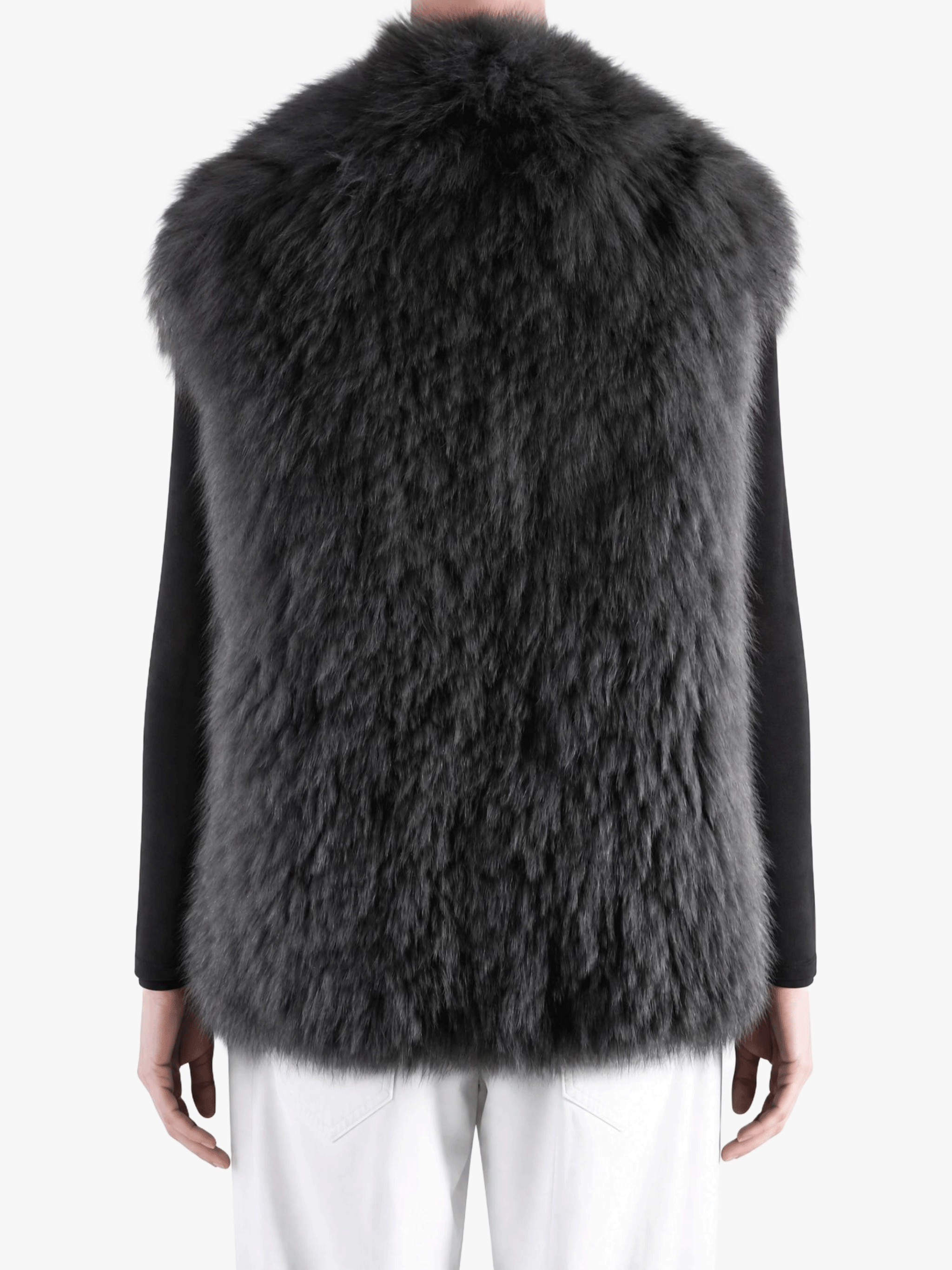 Grey jacket, full body view