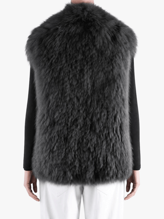 Grey jacket, full body view