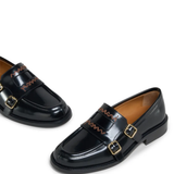 Black shoes,front view