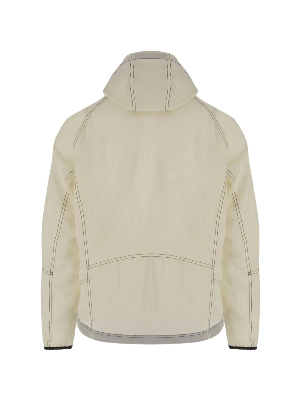 White jacket-coat, back view