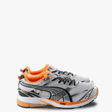 Grey shoes, front view