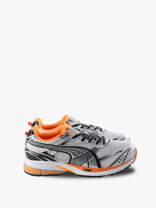 Grey shoes, front view