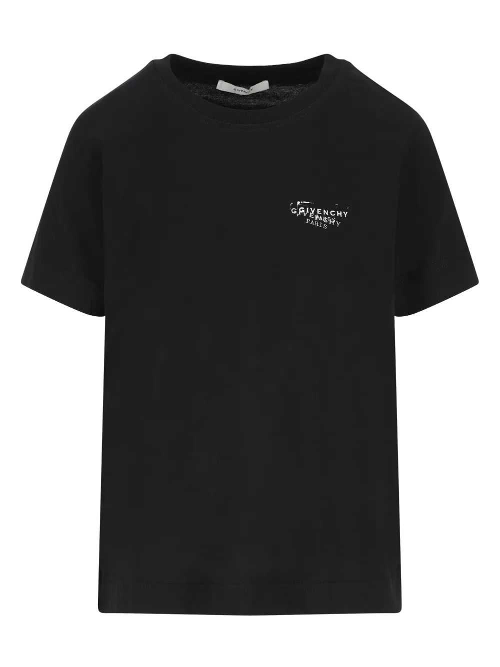 Black t-shirt , front view