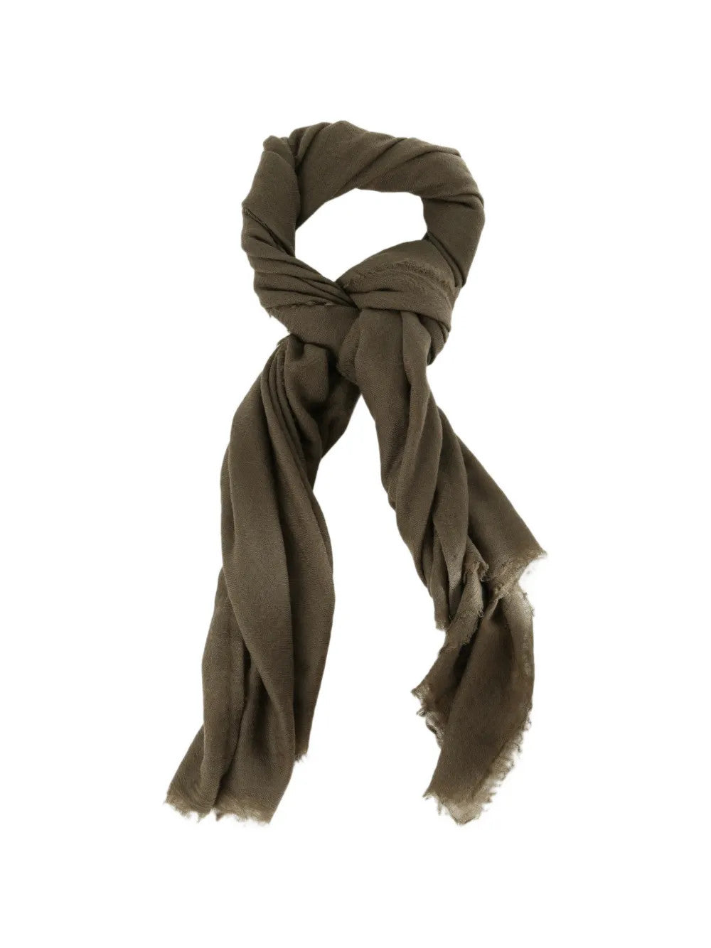 Brown scarf, front view