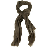 Brown scarf, front view