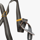 Black accessories, front view