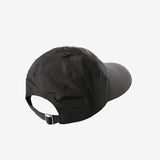 Black cap, back view