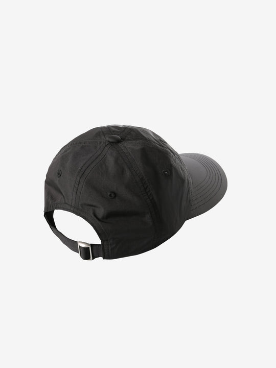 Black cap, back view