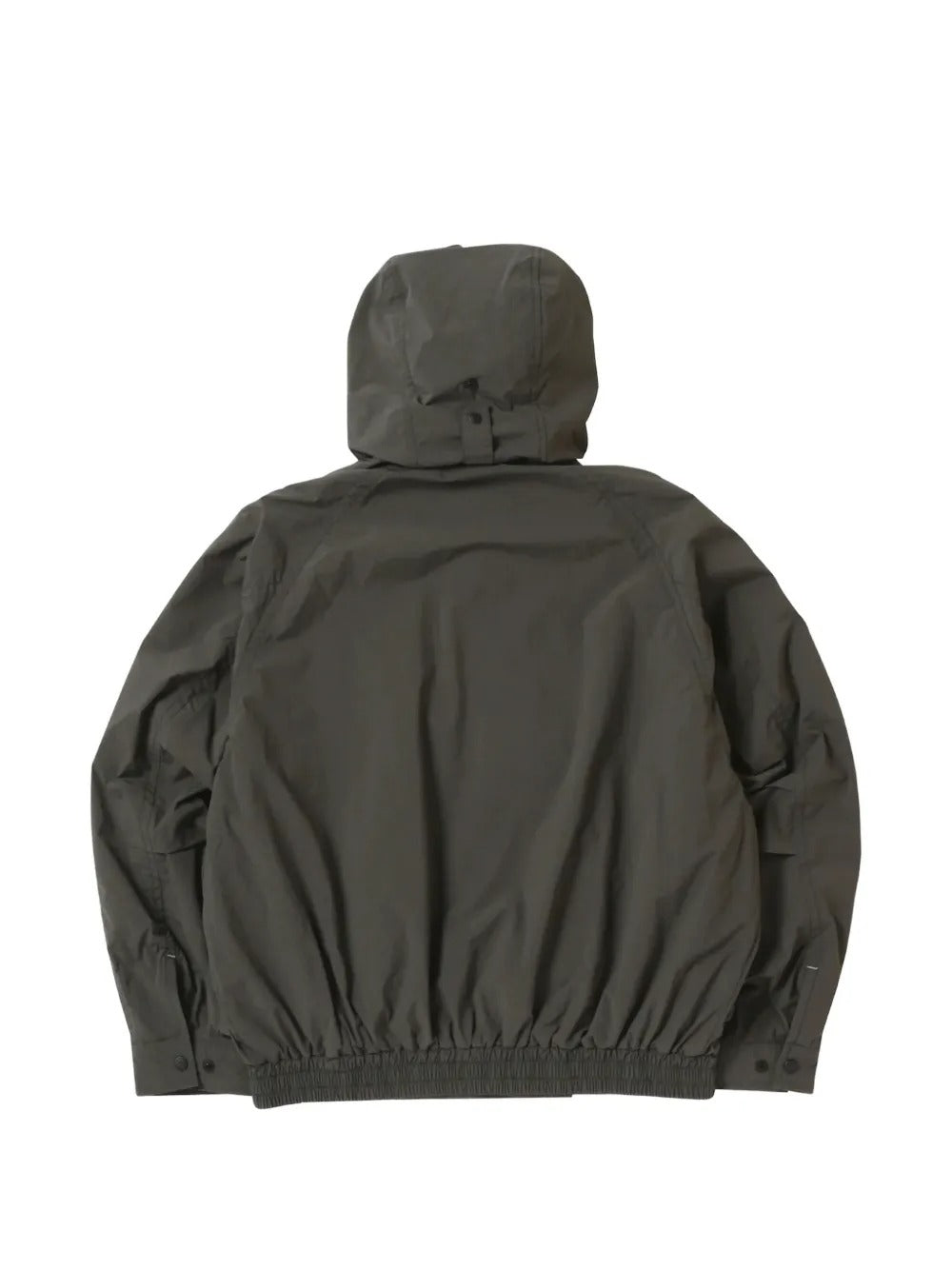 Black jacket, back view