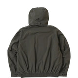 Black jacket, back view