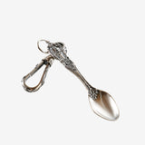 Grey keychain, front view