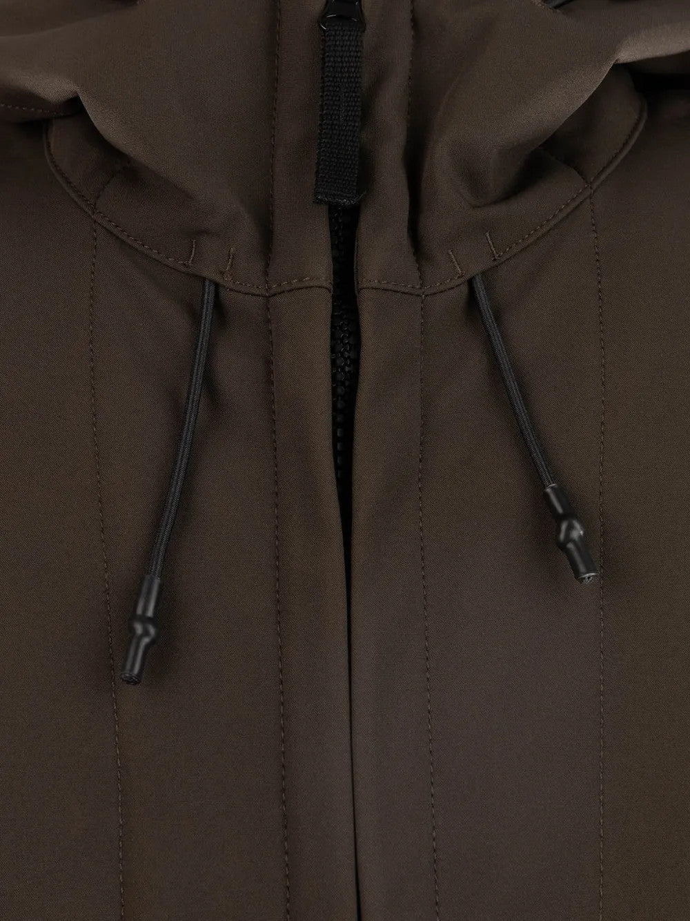 Brown jacket, front view