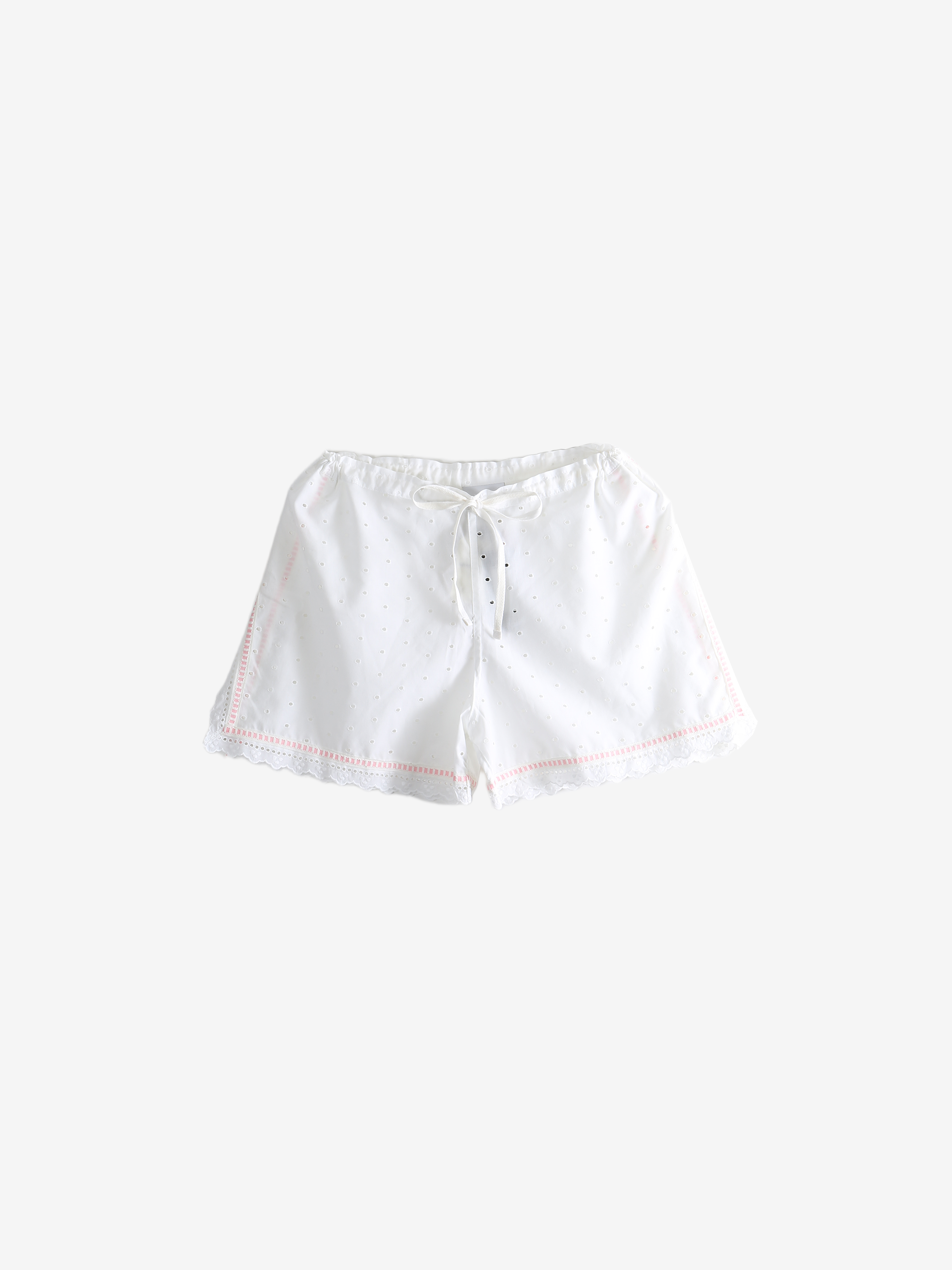 White shorts, front view