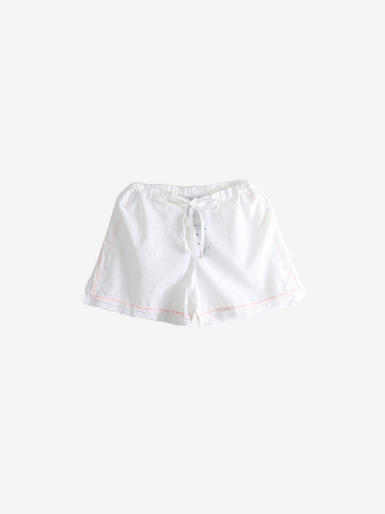 White shorts, front view