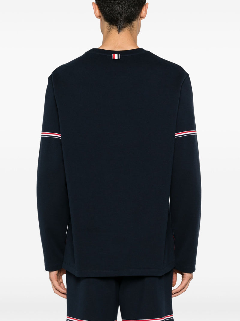 THOM BROWNE - Men Rugby Fit Long Sleeve Tee