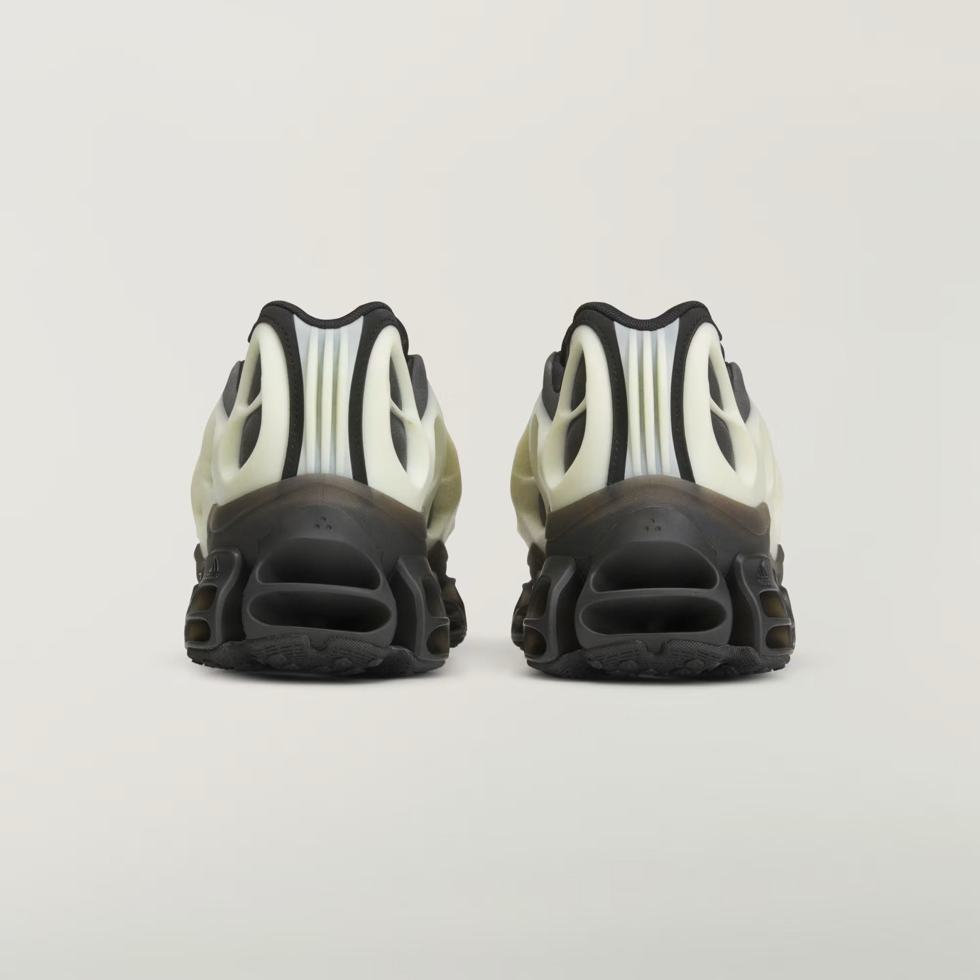 Black shoes, back view
