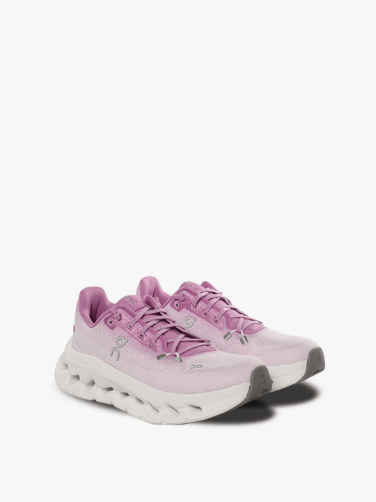 Pink shoes, side view