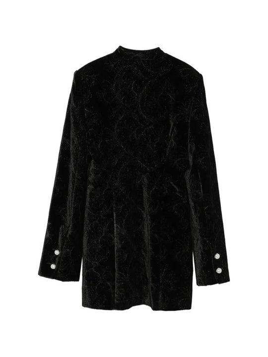 Black jacket, front view