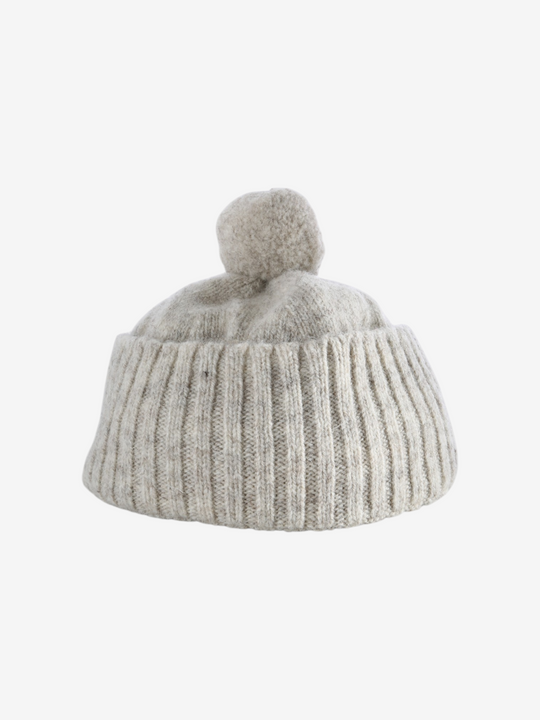 Tan hat, front view