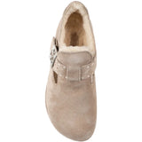 Tan shoes, front view