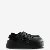 Black shoes, side view
