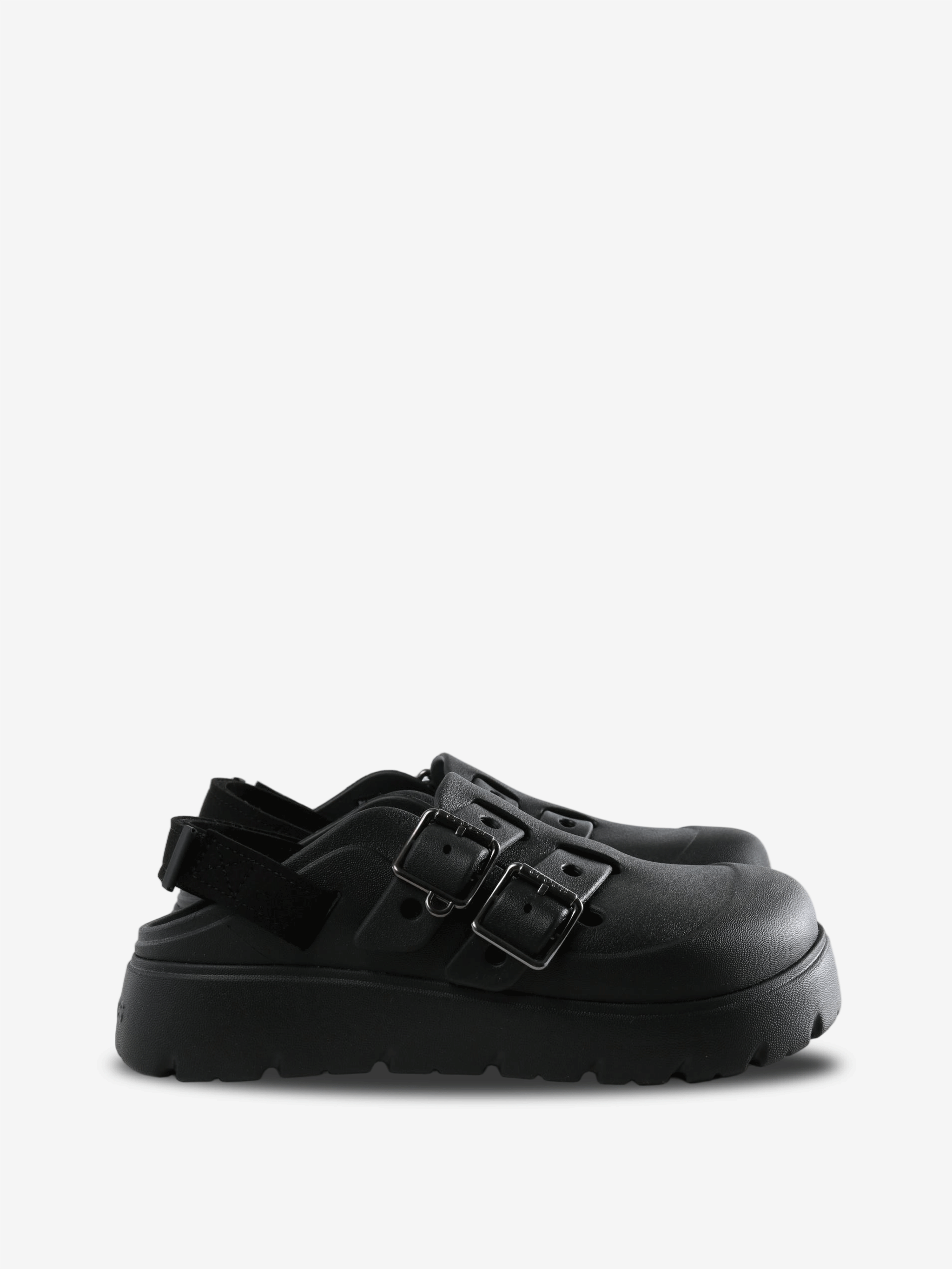 Black shoes, side view