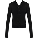 Black knitwear, front view
