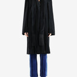 black coat,full body view