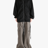 black sweats-hoodies ,full body view