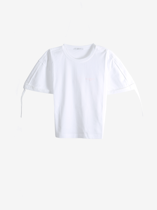 White t-shirt, front view