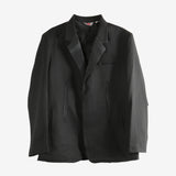 Black blazer,front view